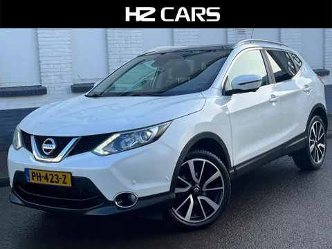 Nissan Qashqai 1.2 Tekna+/Pano/360Camera/Keyless/Leder/Dodehoek/Navi/Clima/Cruise/Stoelverwarming